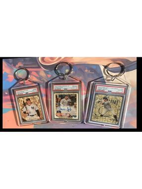 3140B Aaron Judge  3 Pack Bundle 3 Different Custom Novelty Keychains